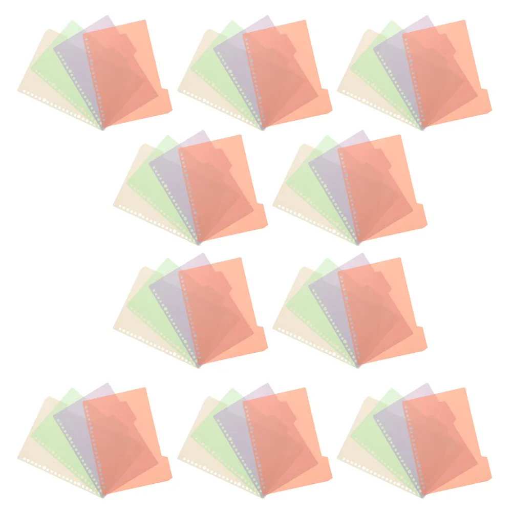 

12 Sets Notebook Dividers Detachable Tabs Indexing Flagging Referencing Notebooks Files Books Planners Loose Leaf Markers