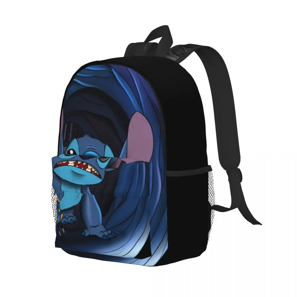 Disney Stitch Compact 15-Inch Backpack - Stylish Lightweight Bag Perfect for Students and Commuters