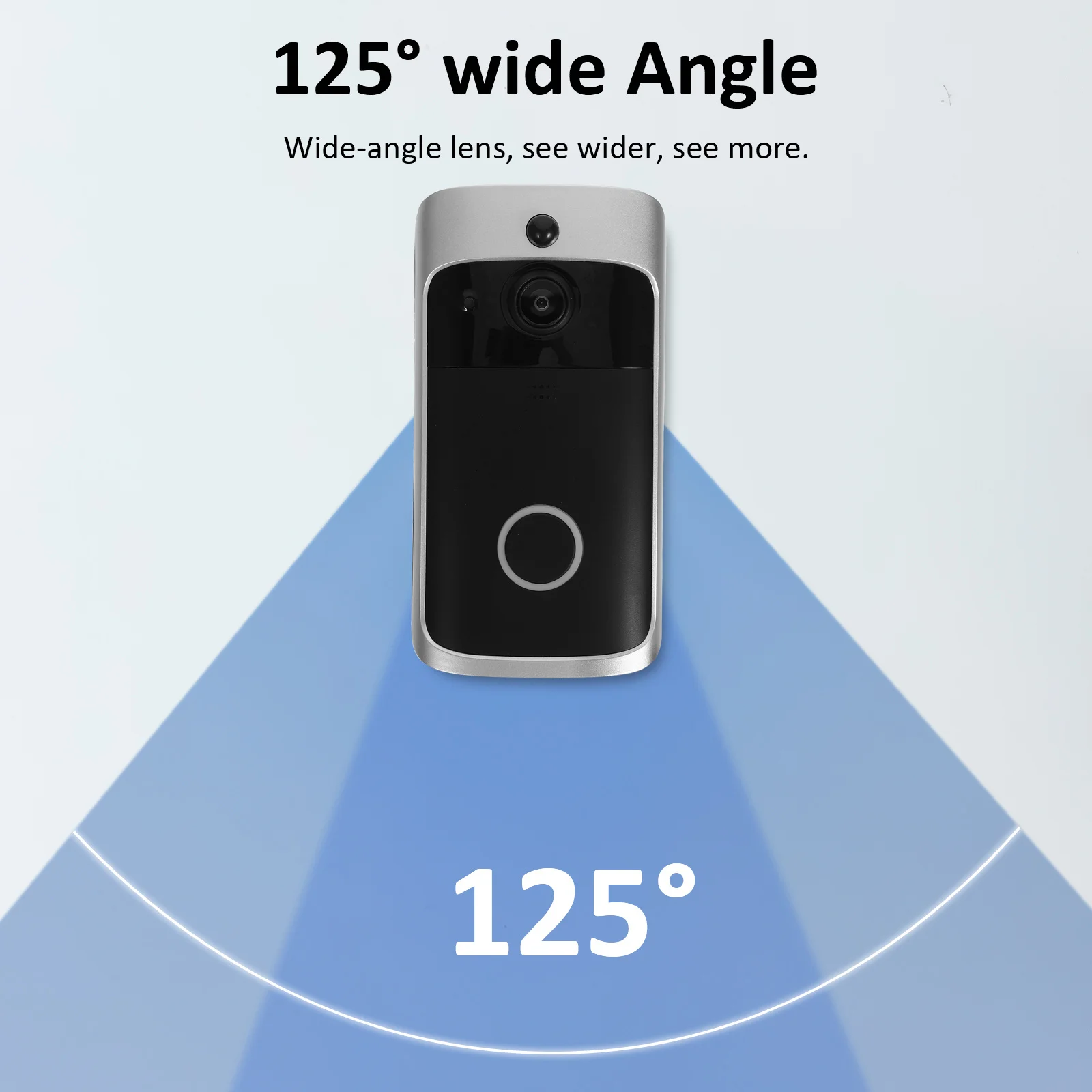 Smart Home Video Doorbell 720p Two-Way Talk Night Vision Motion Security Camera Video Doorbell