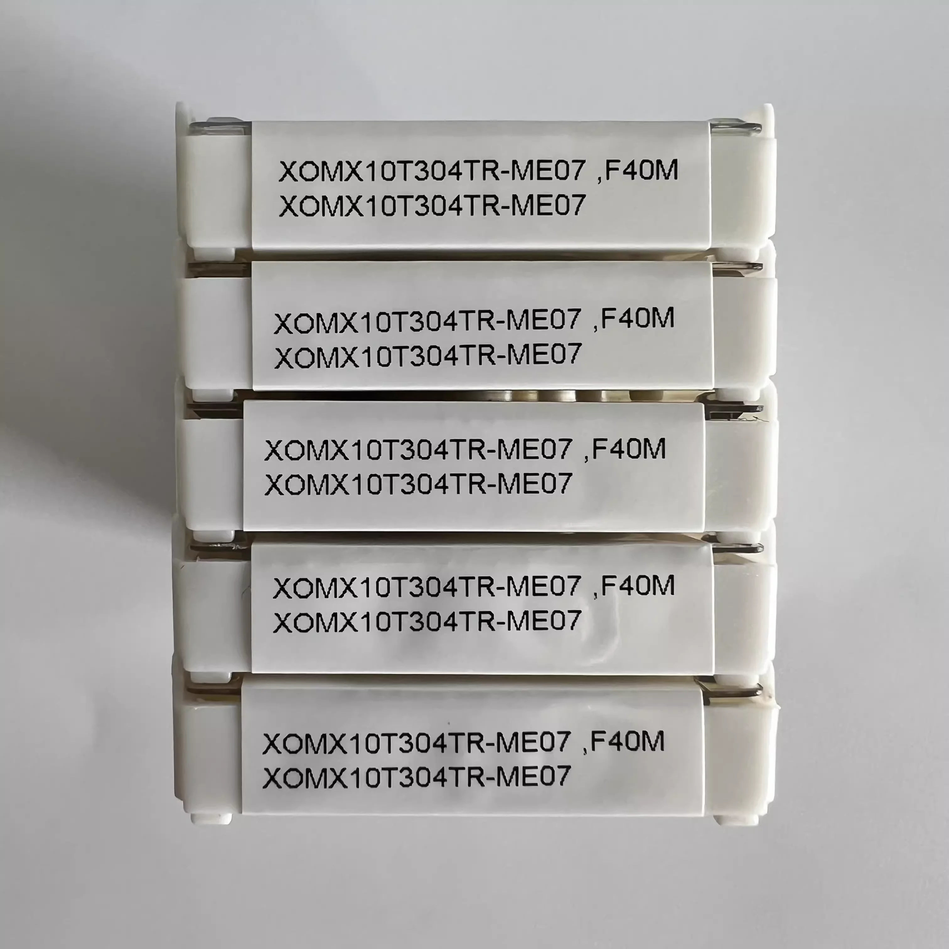 

Hard alloy cutting blades XOMX10T304TR-ME07,F40M
