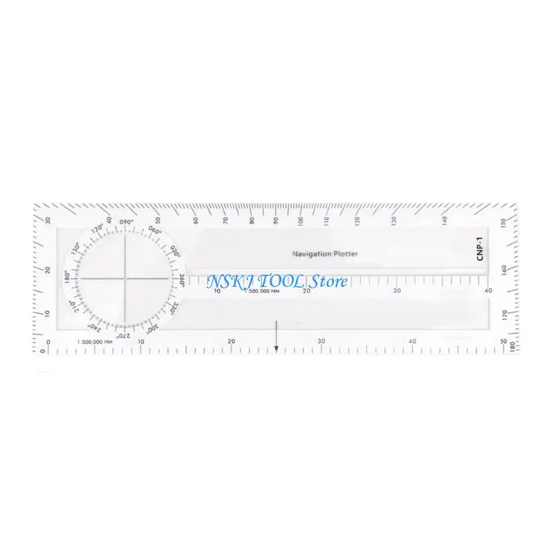 L8RC Lightweight Navigation Calculation Plotting Scale for Flight Marine Training Incorporating Electronic Backup Slide Ruler