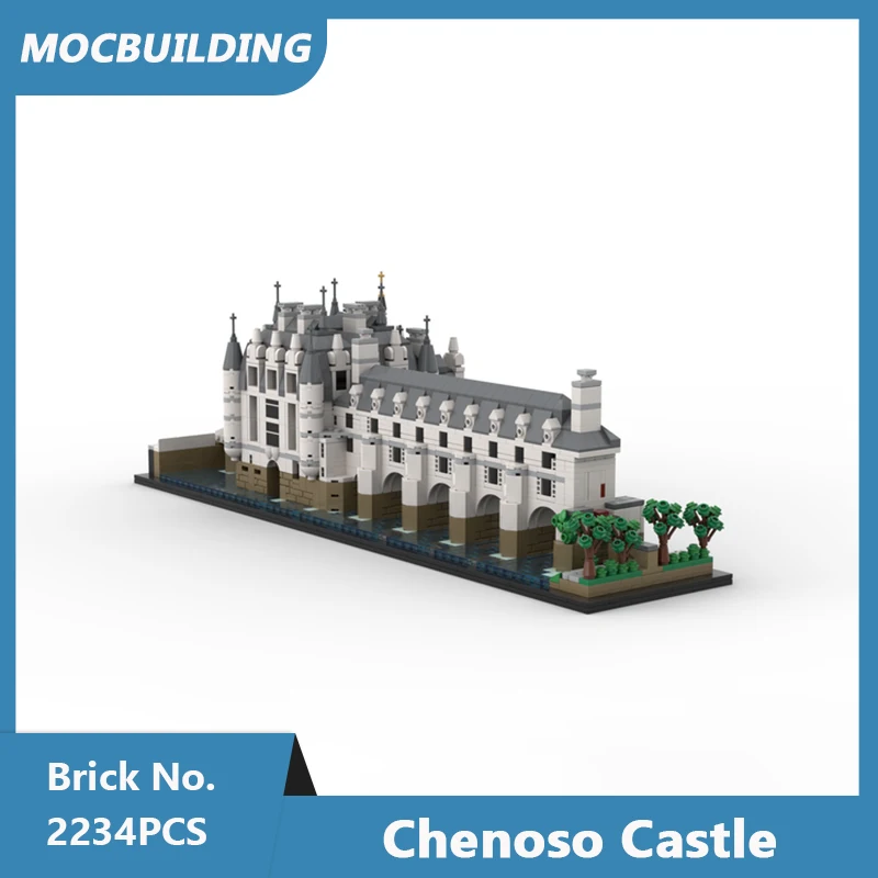 MOC Building Blocks Chenoso Castle Model DIY Assembled Bricks Architecture Serise Educational Creative Xmas Toys Gifts 2234PCS