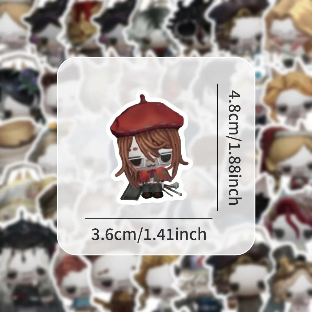 10/60PCS Inoue toro 귀여운 스티커 게임 정체성 V 스타일 크리 에이 티브 장식 전화 케이스 워터 컵 스크랩북 기타 데칼 어린이 장난감 선물