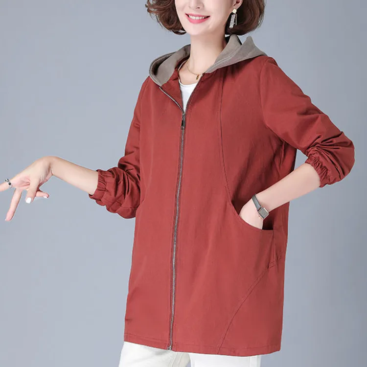 Woman's Jackets Superior Quality autumn/winter Letters Hooded Long Sleeve Zipper Fashion Ladies Top Dropshipping SFFS132