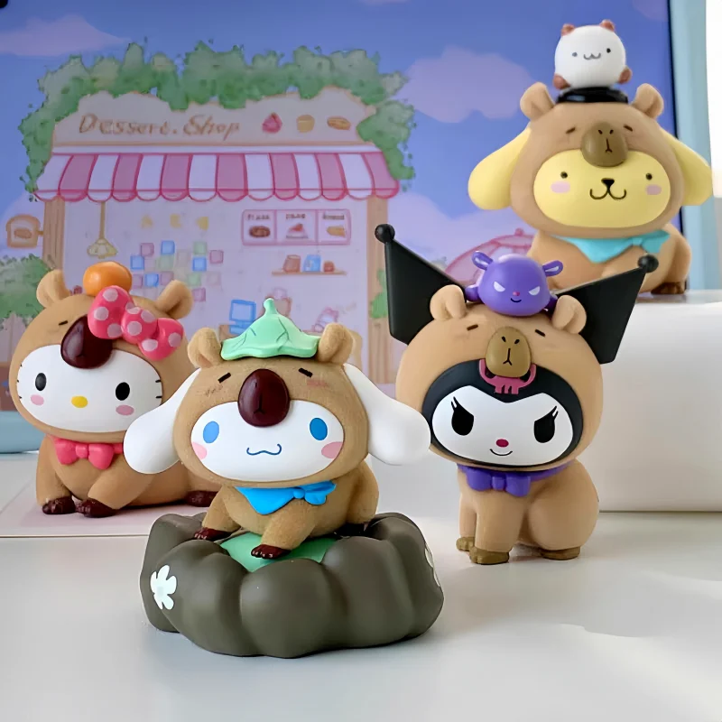 

Оригинальная слепая коробка Sanrio Kuromi Hello Kitty, фигурки, собранная кукла, орнамент, коллекция игрушек, индивидуальные подарочные игрушки