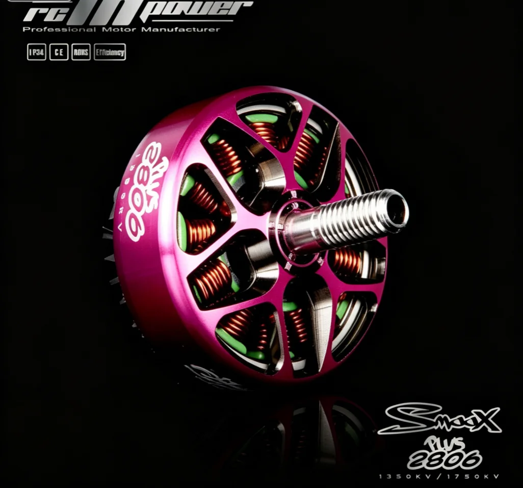 RCINPOWER SmooX 2806 Plus 1350KV 1750KV 4-6S Brushless Motor 7 Inch FPV Drone