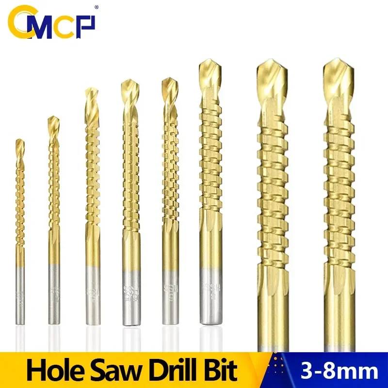 

CMCP Cobalt Drill Bit Set Spiral Screw Metric Composite Tap Drill Bit Tap Twist Drill Bit Set Multi-Function Metal Specia