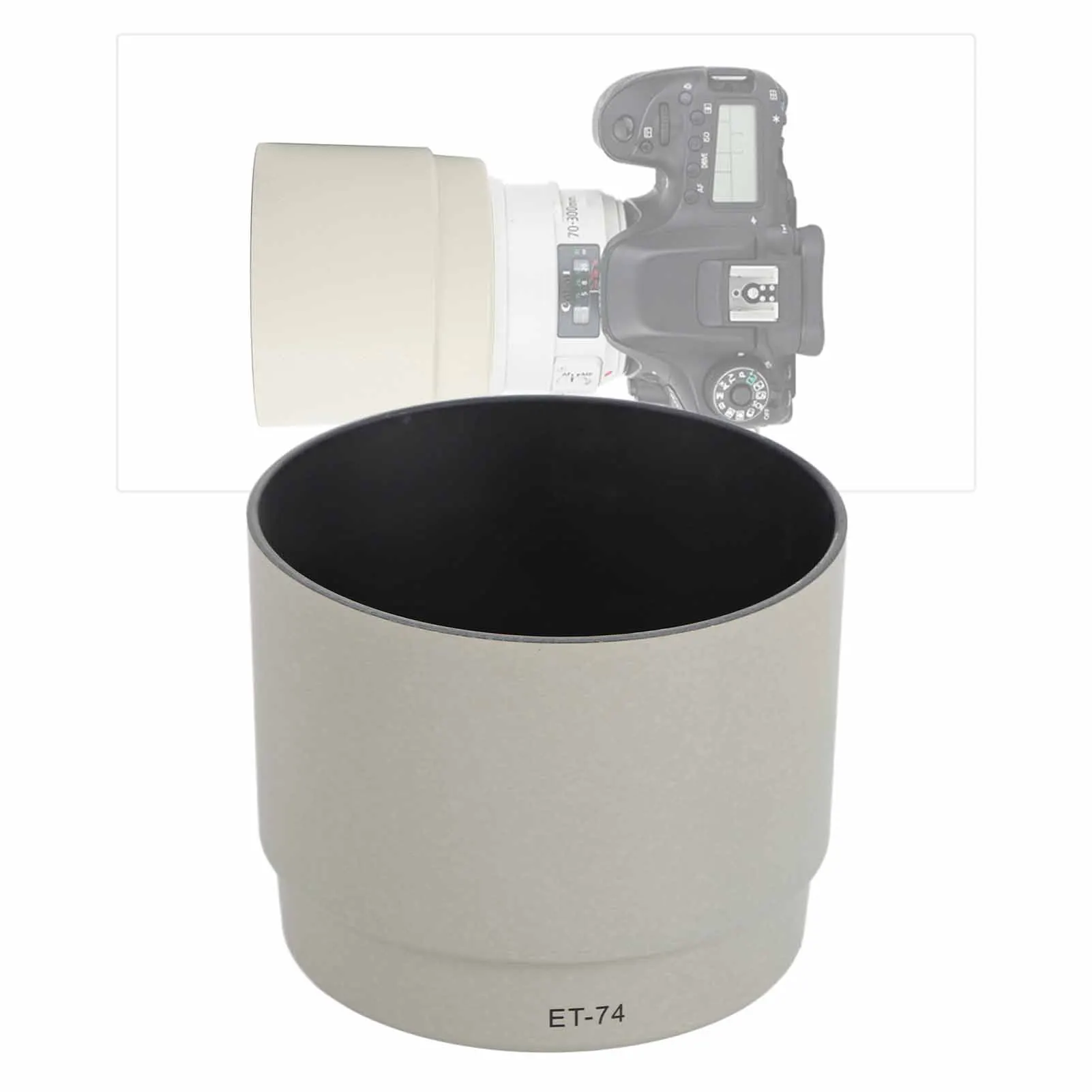 Reversierbare Gegenlichtblende ET-74, reversierbarer Kamera-Gegenlichtschutz für EF 70-200mm F/4L IS USM Objektiv, Sonnenschutzhaube