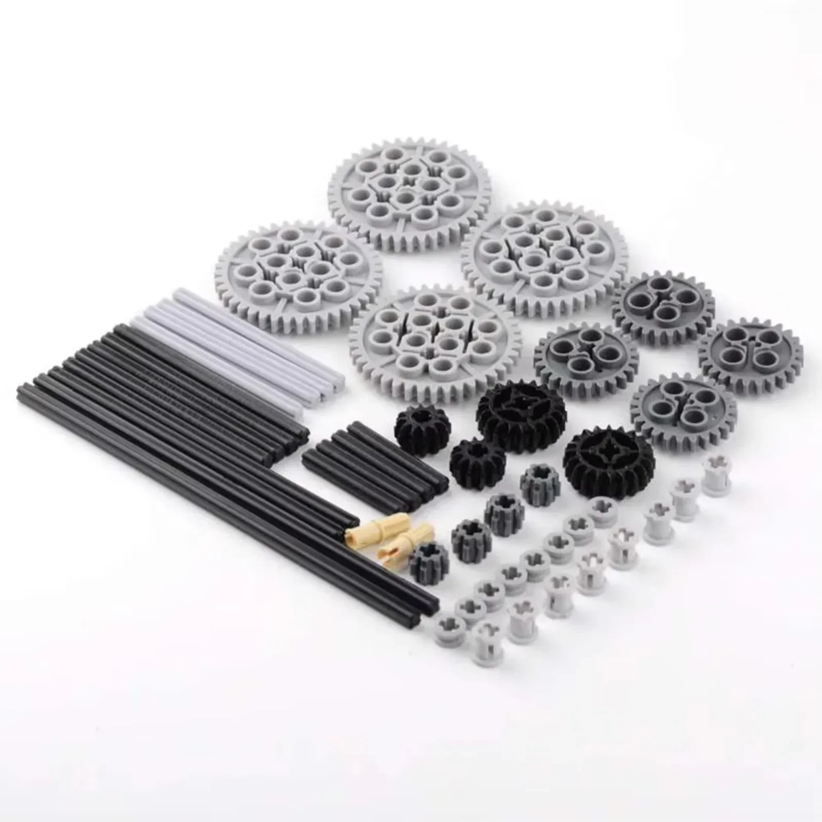 Technisches MOC-Getriebeachspaket mit reibungsfreien Kreuzstiften für Legoeds 10928 51416 3649 3648 Technische Teile
