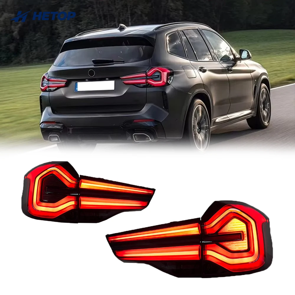 

HETOP for BMW X3 G01 G08 LCI Style LED X3M F97 2018 2019 2020 2021 New Upgrade Car Lighting Systems Rear Lights Tail Lights