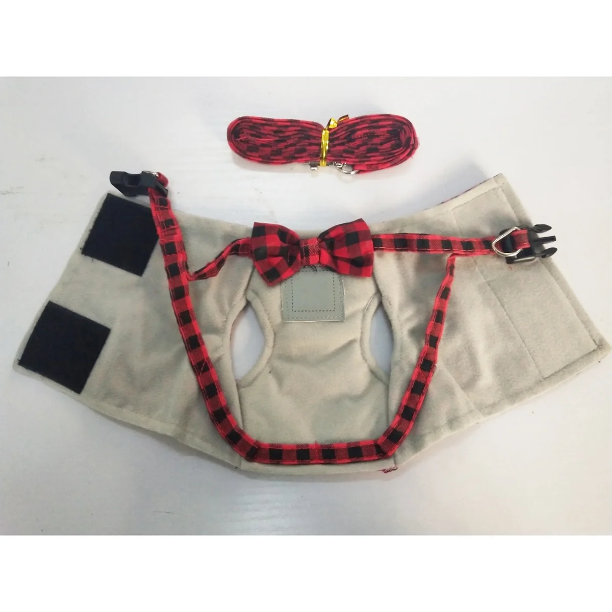 Adjustable Cat Harness Vest Premium No-Choke Design with Soft Padding Comfortable Chest Strap for Cats Small Grey