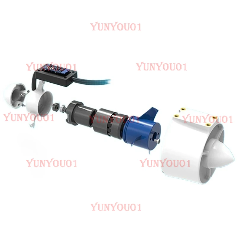 Remote Control Boat 12-26v Brushless Motor Underwater Robot Thruster, Nesting Boat Drawing Net