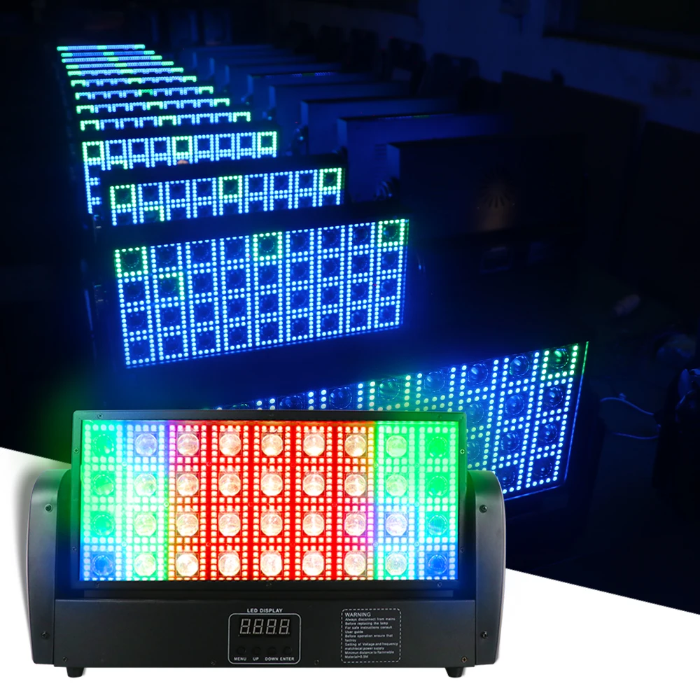 NEW Mold YUER Light Stage Lighting 36X3W LED Swing Light  RGB 3in1 Wash Wall For Bar KTV Disco Party LED Wash Effeect Light