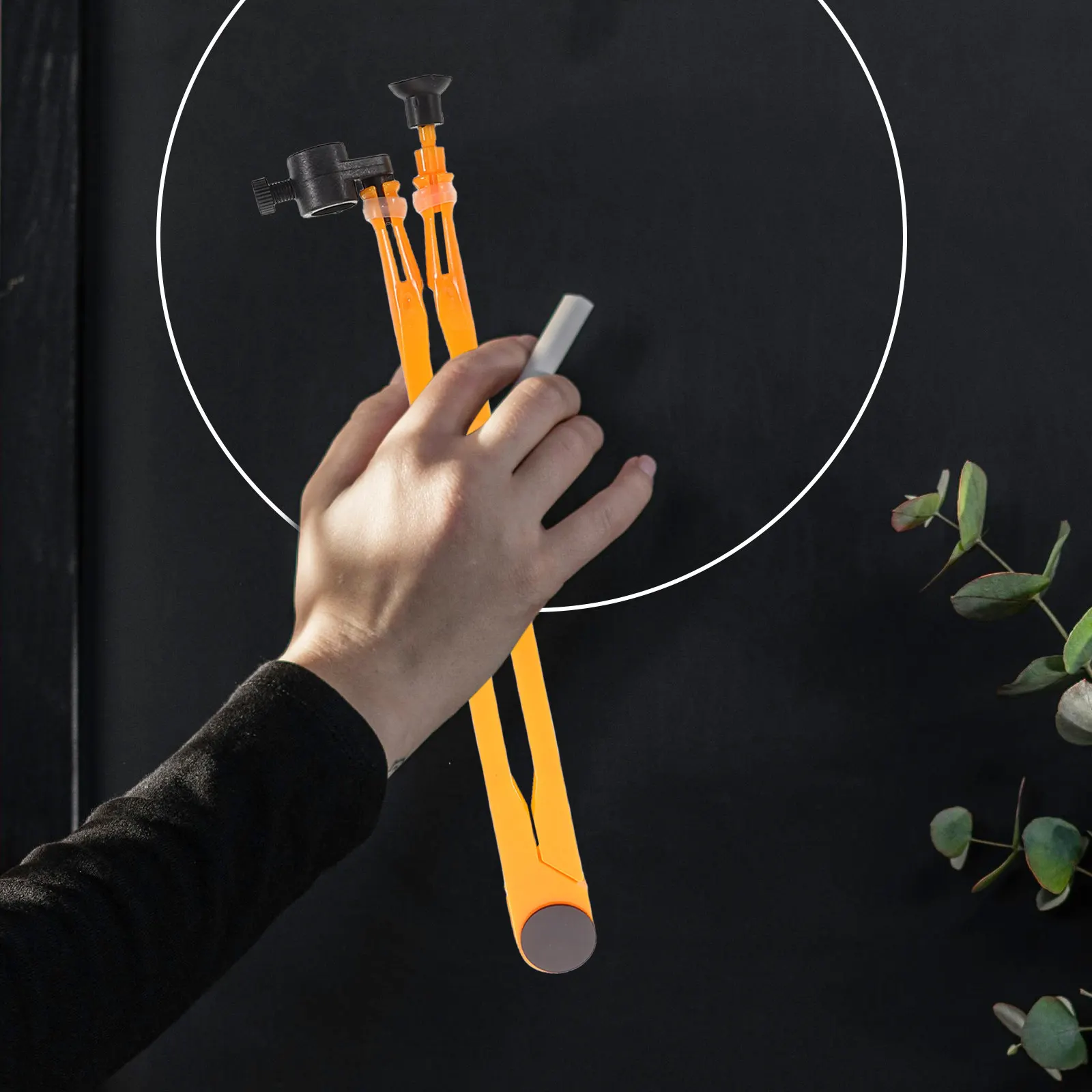 Large Safety Compass for Teachers Drawing Circles on Whiteboards Blackboards Engineering Drafting School Supplies Math Teaching
