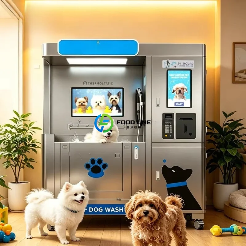 Intelligent High Efficiency Self-Service Pet Washing Machine Professional Bathing Groom Equipment Medium Dog Cat Use