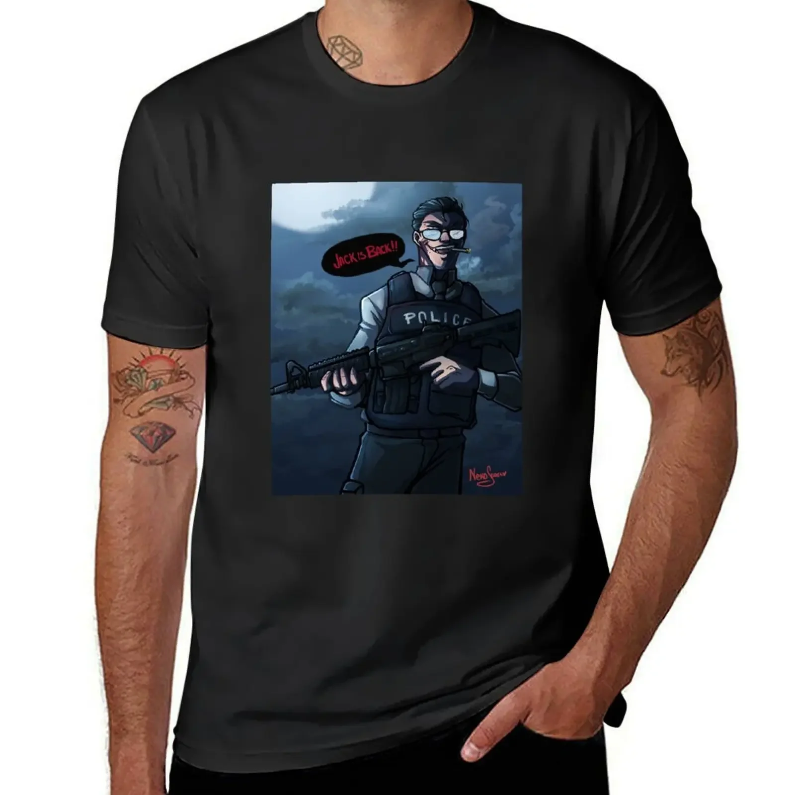 

Jack Conway T-Shirt Louboutins funny shirt cotton hippie clothes mens clothing