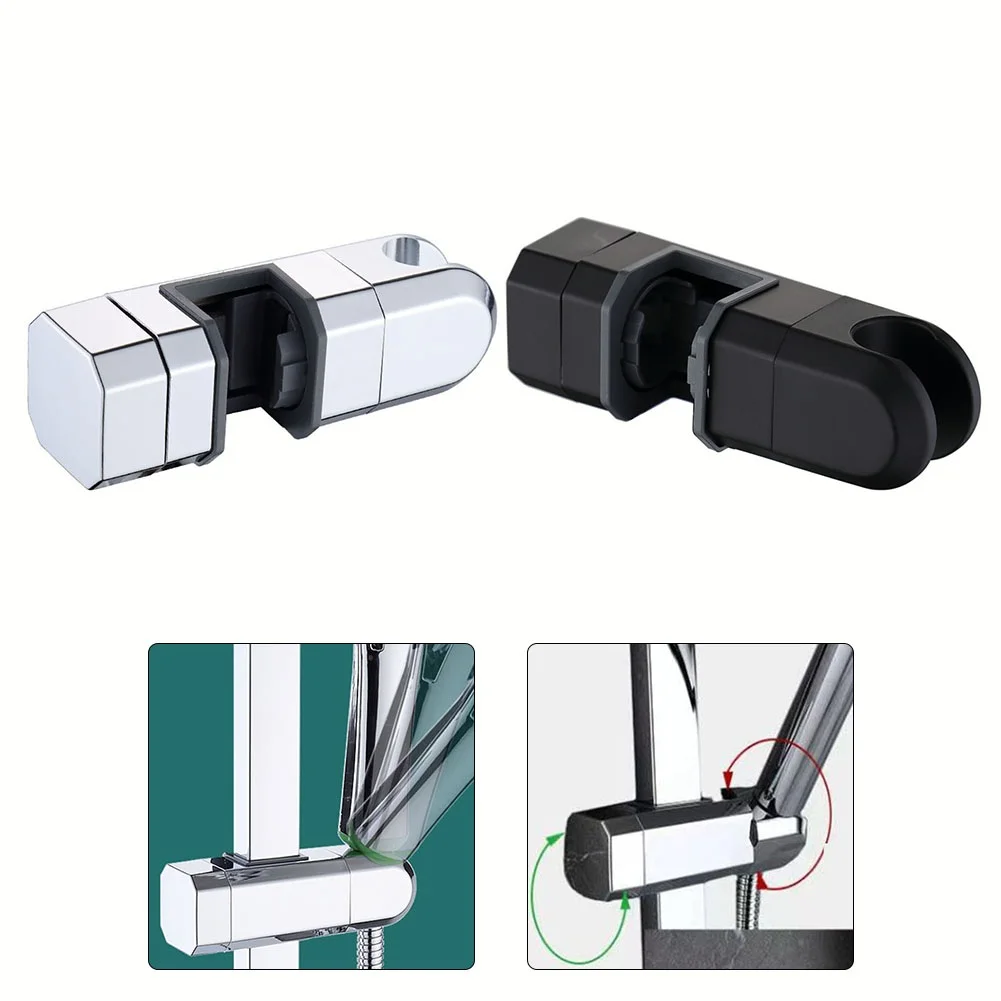

Shower Slide Bars Holder 360 Degree Rotation Shower Head Holder Adjustable 15-30MM Shower Mounting Bathroom Accessories