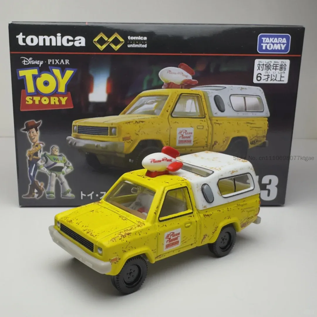 TAKARA TOMY TOMICA Unlimited Series Tpu13 Toy Story Woody Jessie Pizza Planet Alloy Car Model Collection Toy