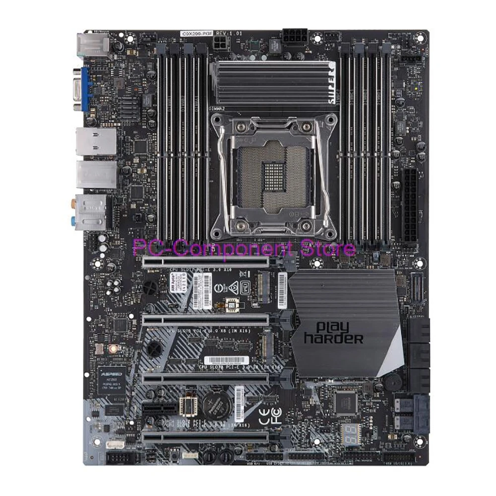 C9X299-PGF For Supermicro High-end Desktop Overclock Motherboard i7 i9 X-series Processor LGA-2066 DDR4-2933MHz PCI-E3.0 M.2 U.2