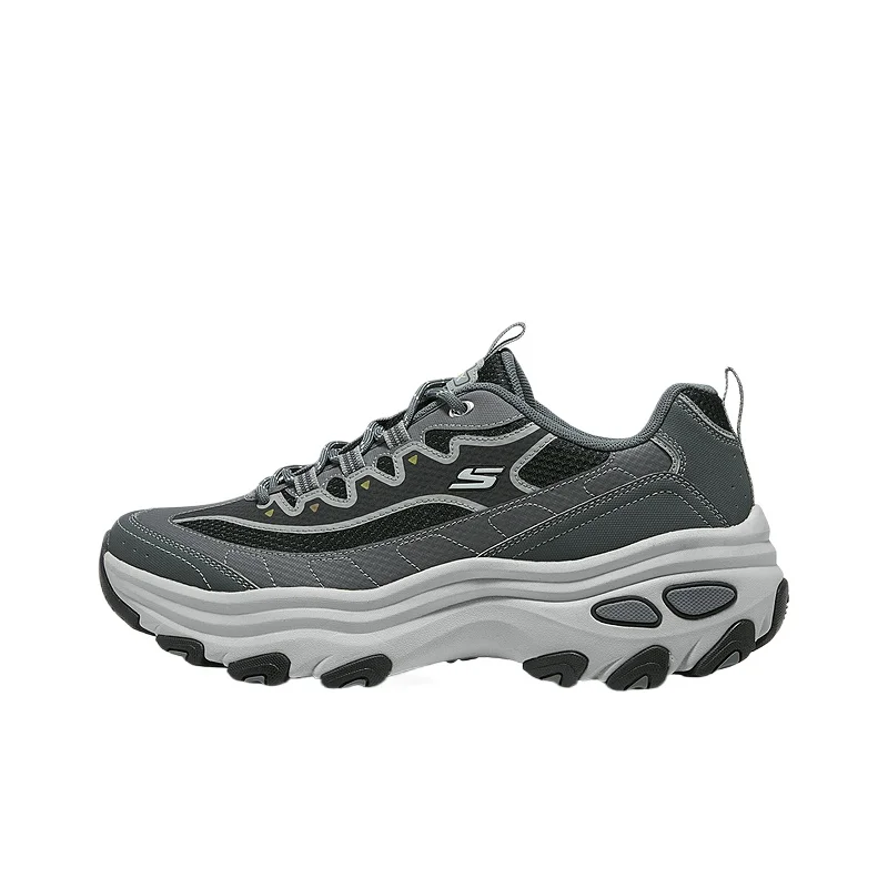 Skechers OUTDOOR MENS Chunky Sneakers Men's Low Top Black 237901-GRY