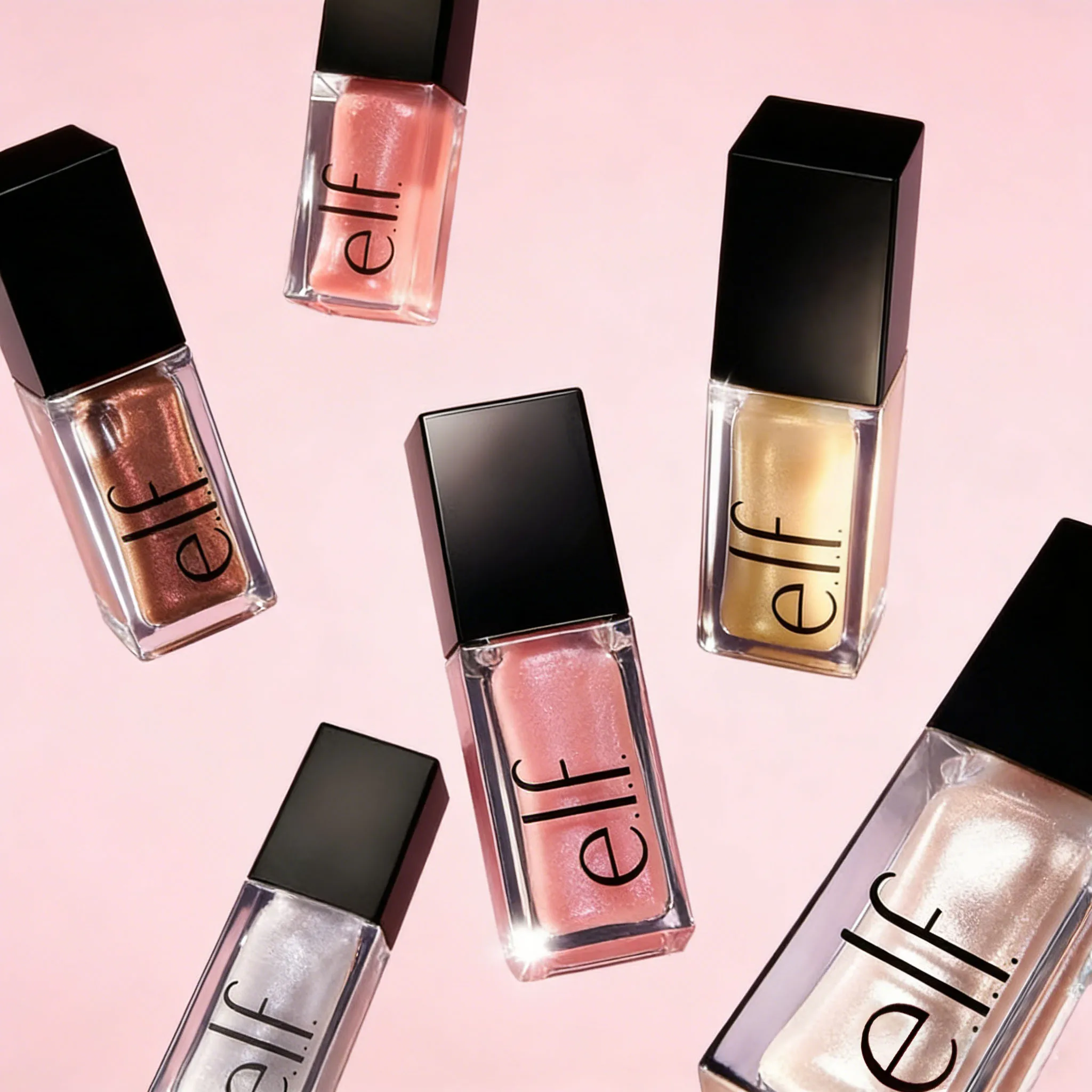 ELF Makeup Ultra-glossy Glimmer Lip Oil Comfortable Formula with A Non-sticky Feel Buttery Tinted Lip Balm with A Glossy Finish