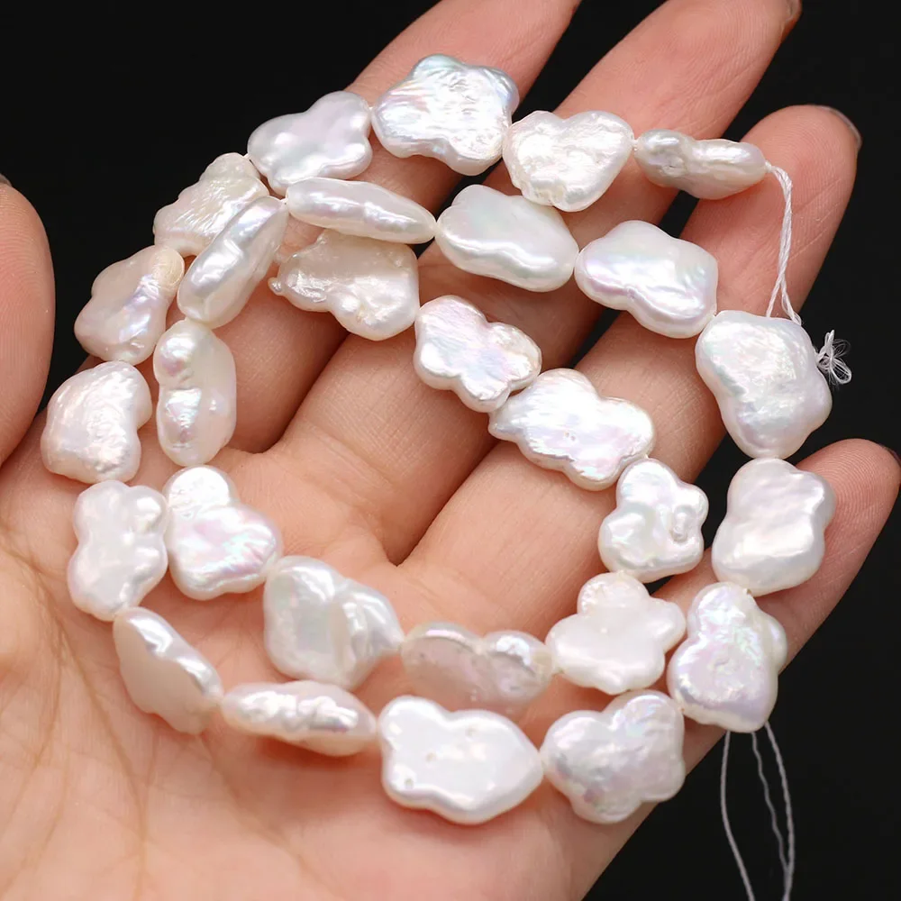 Natural Pearl Butterfly Shape Beads 11x15mm-12x16mm DIY for Jewelry Making Necklaces Accessories Bracelet Earrings Gift