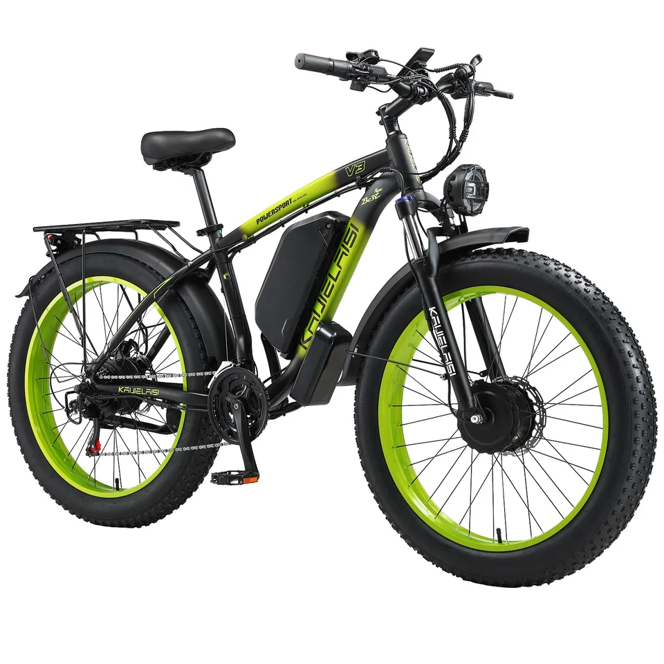 2000W Dual Motor  35MPH Dirt E-Bike 26" 48V/23Ah Electric Bike for adult image 7