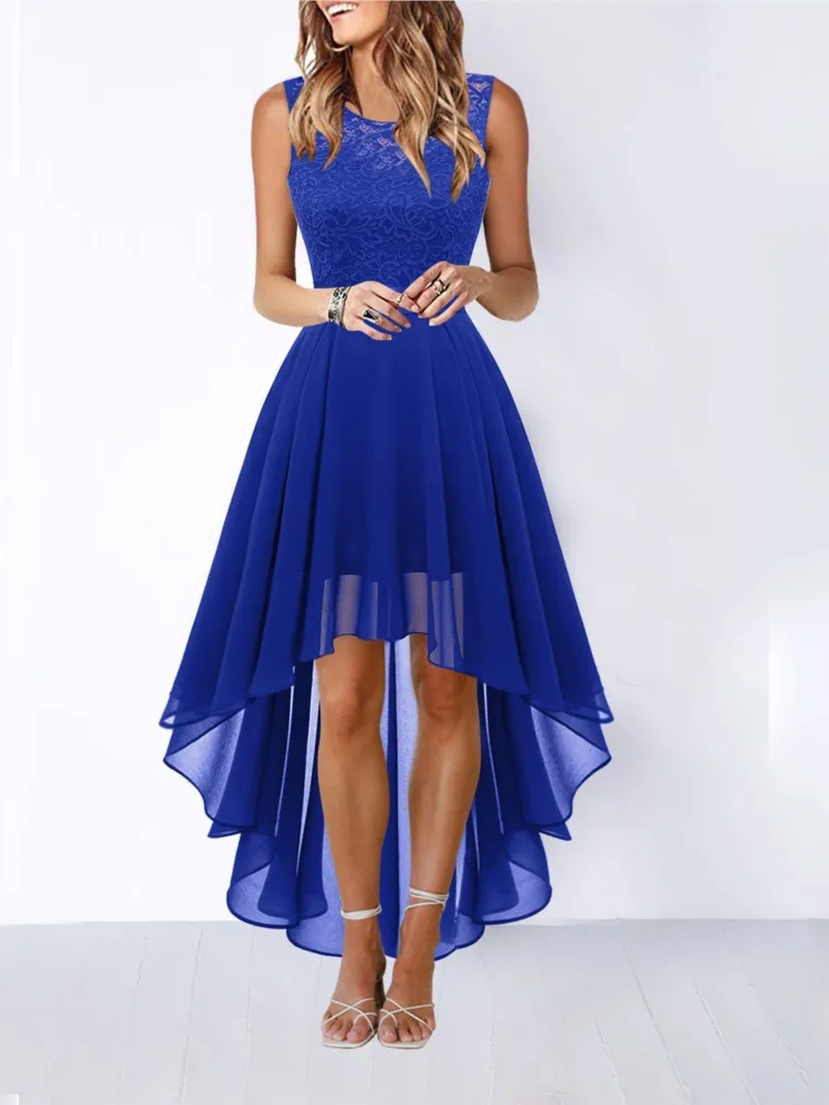 

Summer Women's Midi Dresses Sexy Hollow Out Lace Vacation Beach Sundress Female Clothing Slim Evening Party Formal Occas Dress