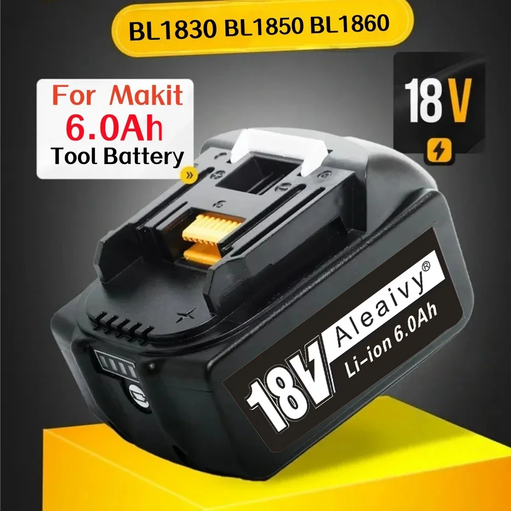

Rechargeable 18V 3Ah/6Ah/9Ah Li-Ion Battery For Makita BL1830 BL1850 BL1860 Replacement Power Tools Battery.