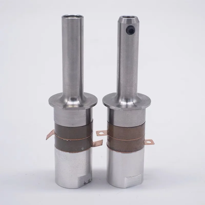 1pcs ไทเทเนียมอัลตราโซนิกมีด transducer อัลตราโซนิกตัดมีด transducer 40KHZ การสั่นสะเทือนตัด transducer sensor