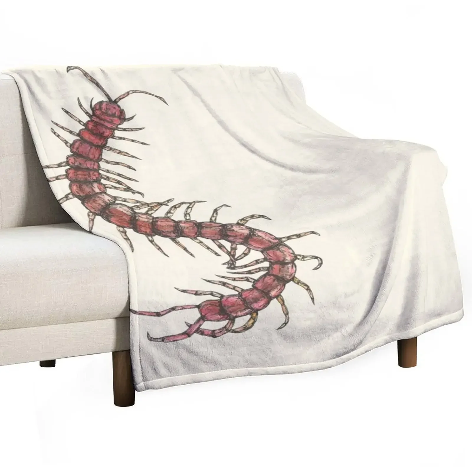 Centipede Throw Blanket Bed Fashionable Custom Single Blankets