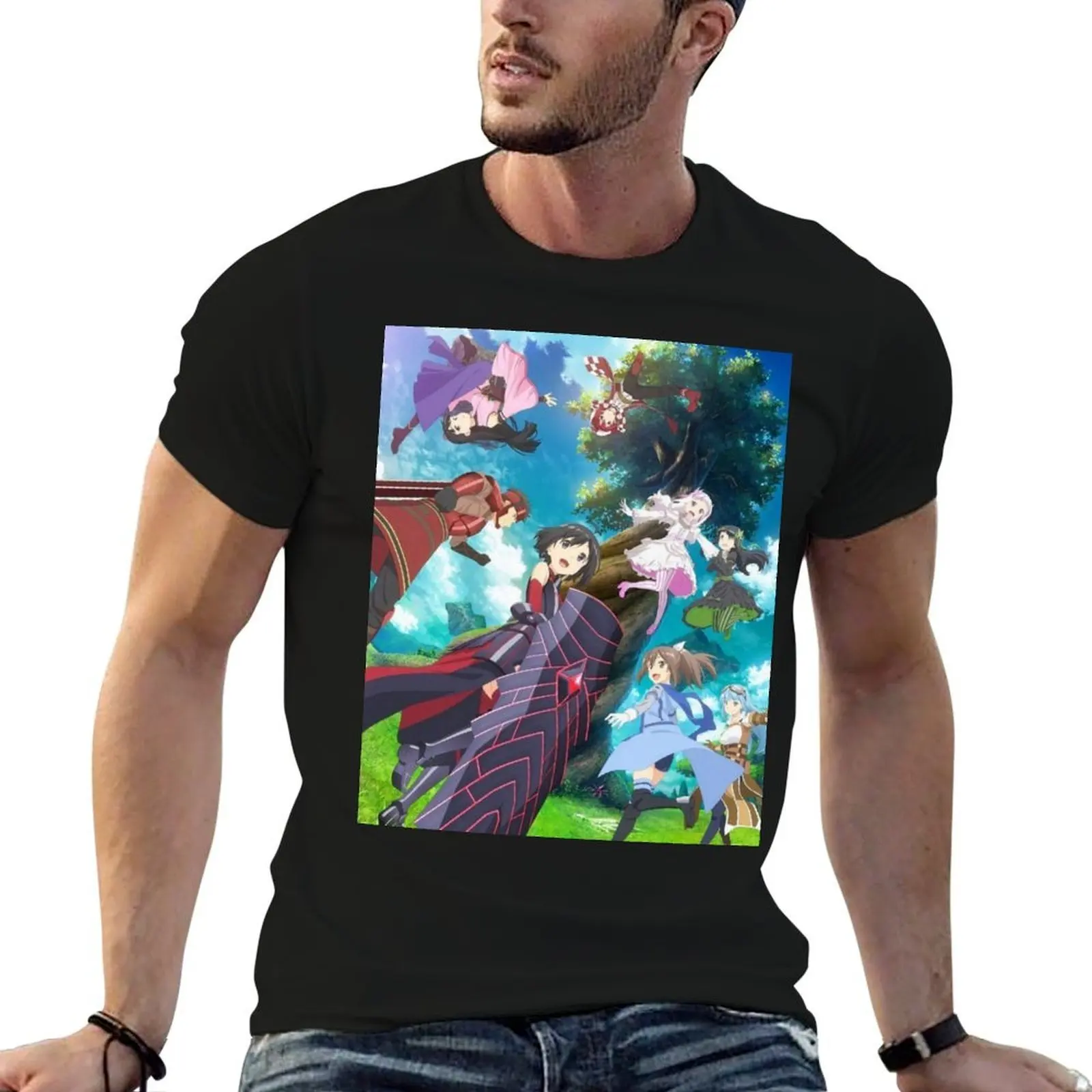 

BOFURI: I Don't Want to Get Hurt, so I'll Max Out My Defense 3 T-Shirt funny t shirts cotton man t shirt designer T-Shirt