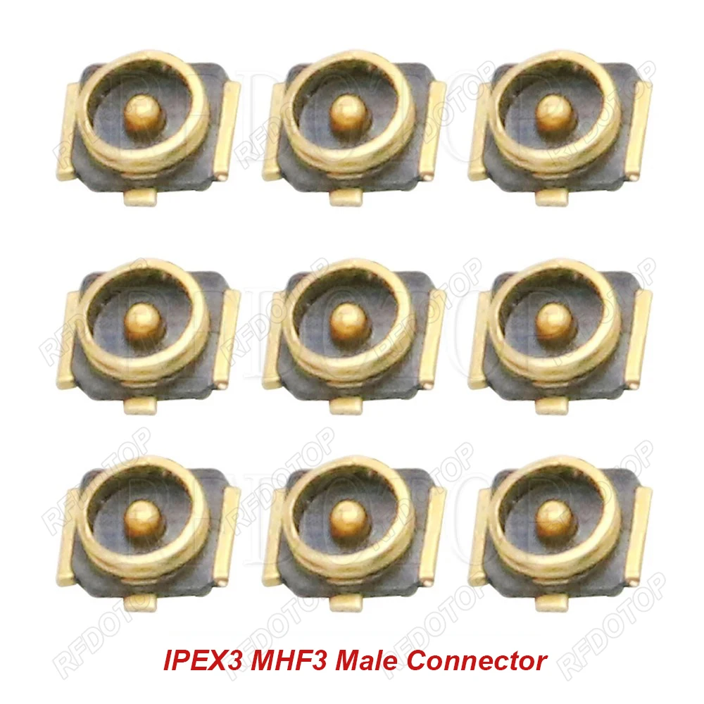 20PCS/Lot U.FL IPX IPEX1/MHF3/MHF4 Male Plug WiFi Antenna Socket IPEX SMT PCB RF Coaxial WiFi Connector Antenna Board Terminal