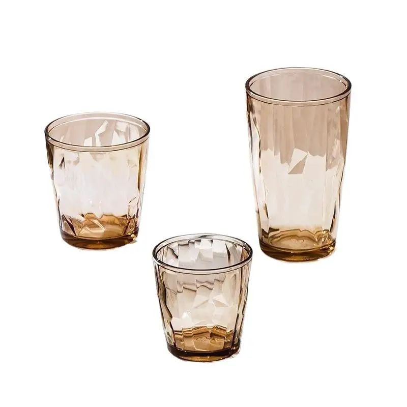 PC Drinking Cups Shatterproof Heat Resistant Shatter-Resistant Rinsing Cup For Home Kitchen Office Use