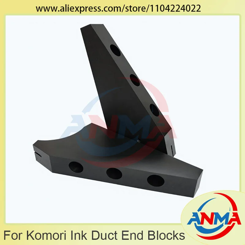 

Для чернильных каналов Komori, концевые блоки Komori L440, перегородка для чернильного бункера, треугольная пластина, запасные части для офсетной печатной машины