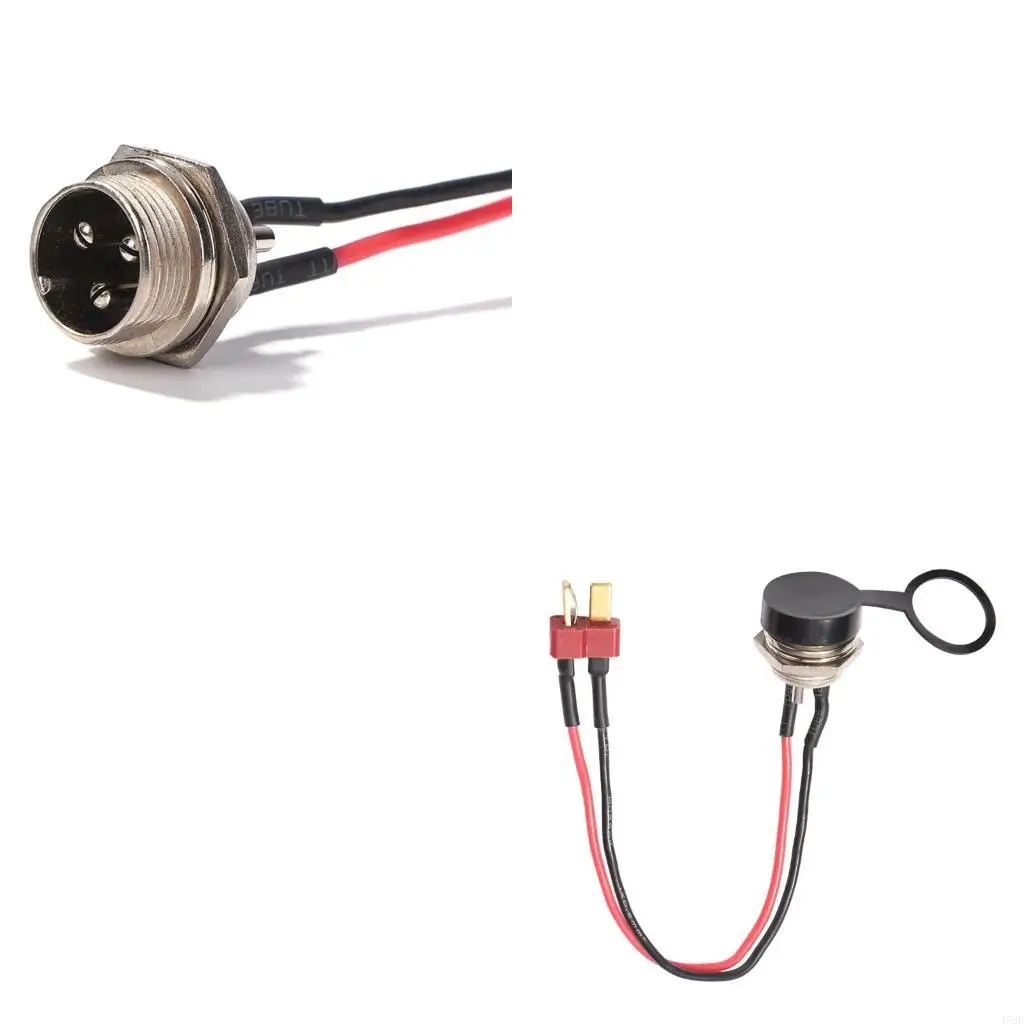 462E Electric Scooter Parts Power T-head Charging Port Plug for Kugoo Skateboard Replacement Accessory