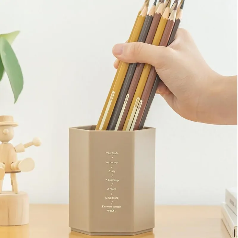 Minimalist Modern Office Desktop Storage Pen Holder Student Desktop Function Pen Holder Children's Creativity
