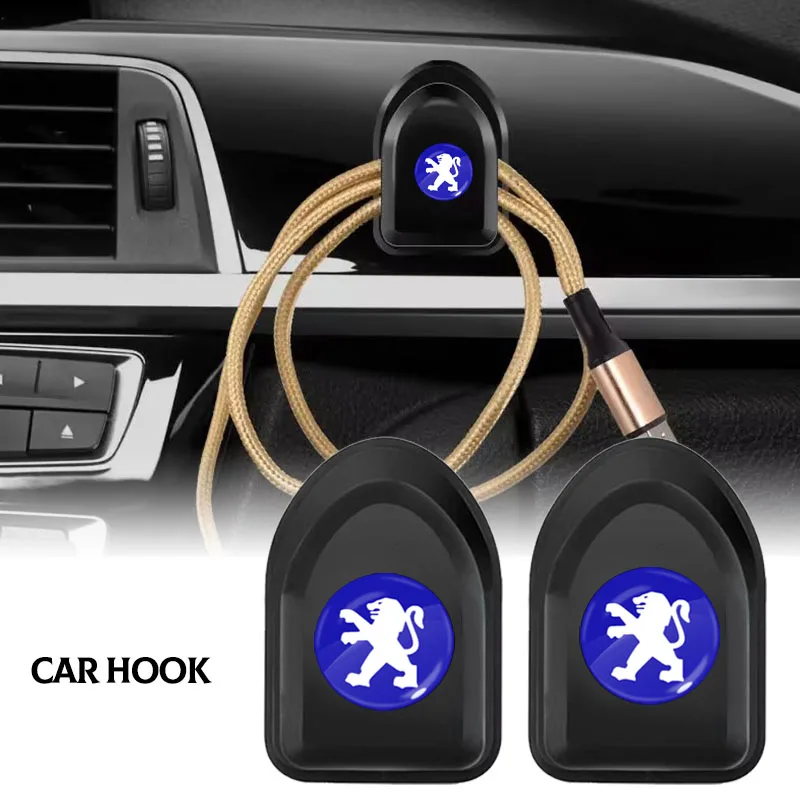 

Мини-Крючки для автомобиля, USB-кабель для наушников, крючки для хранения ключей, автомобильные аксессуары для Peugeot 407 3008 307 308 206 508 607 106 301