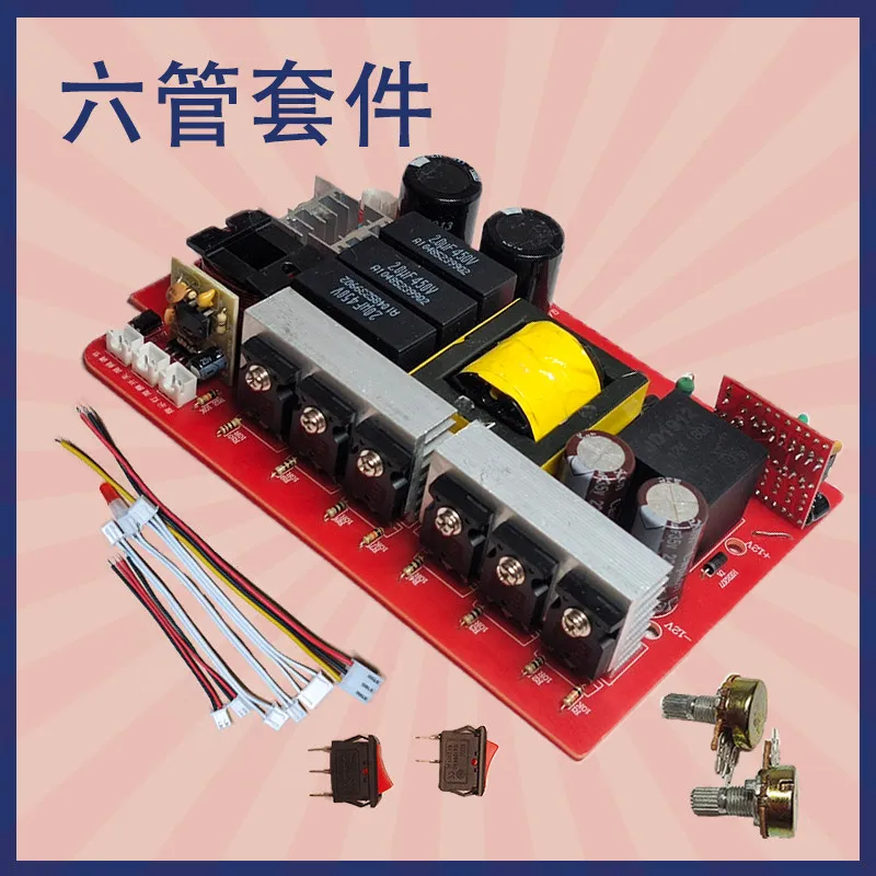 Untuk Bagian Inverter Papan PCB Kit DIY & Komponen 6 Transistor Daya Tinggi Dioda Silikon Ganda