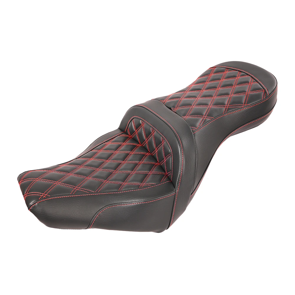Motorcycle Accessories Blue Stitch Step up Big Sofa Seat for Harley FXBB/S Softail Street Bob & FXST Softail Standard 2018-2025