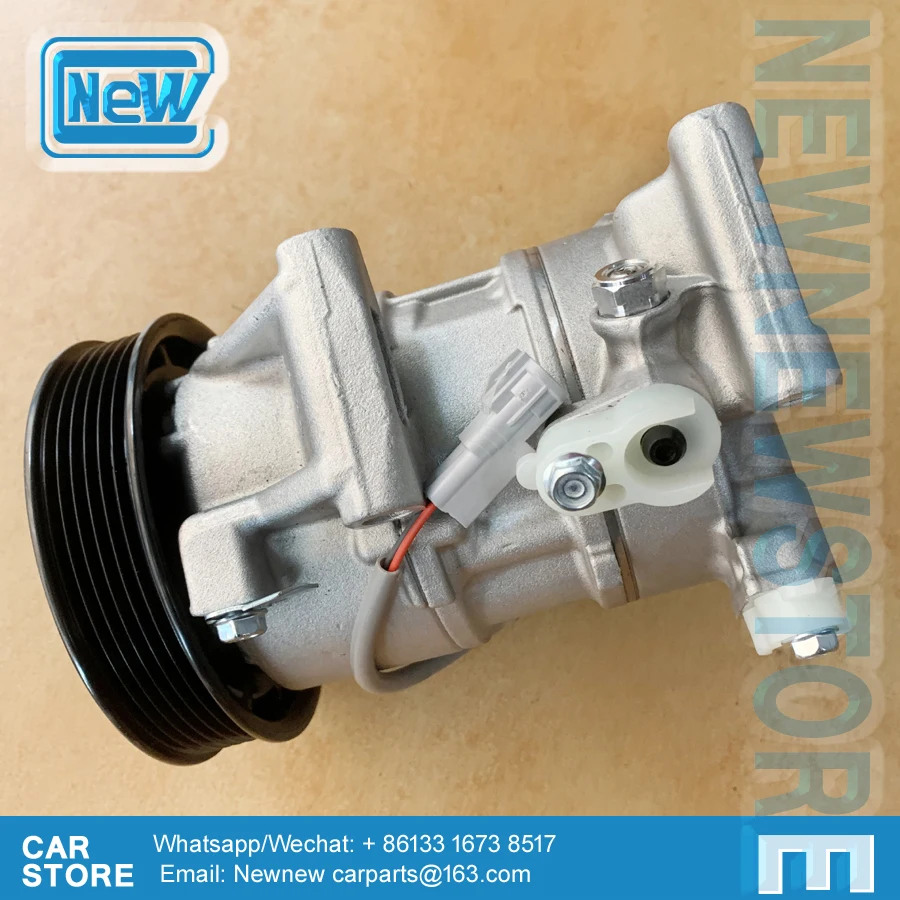 

AC Compressor 447260-4201 88310-0D400 700510942 883100D410 883100D420 for Toyota Yaris Hydbrid 2014-2017 4472604201 4472806590