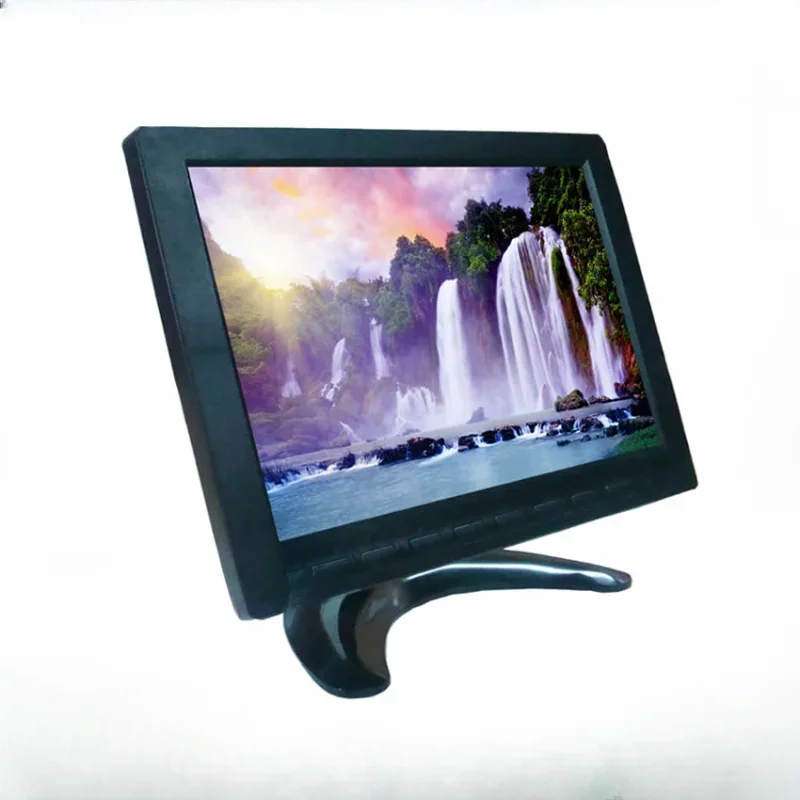 8 inch monitor high definition crosshair adjustable VGA + BNC + RCA head laser machine vision monitor