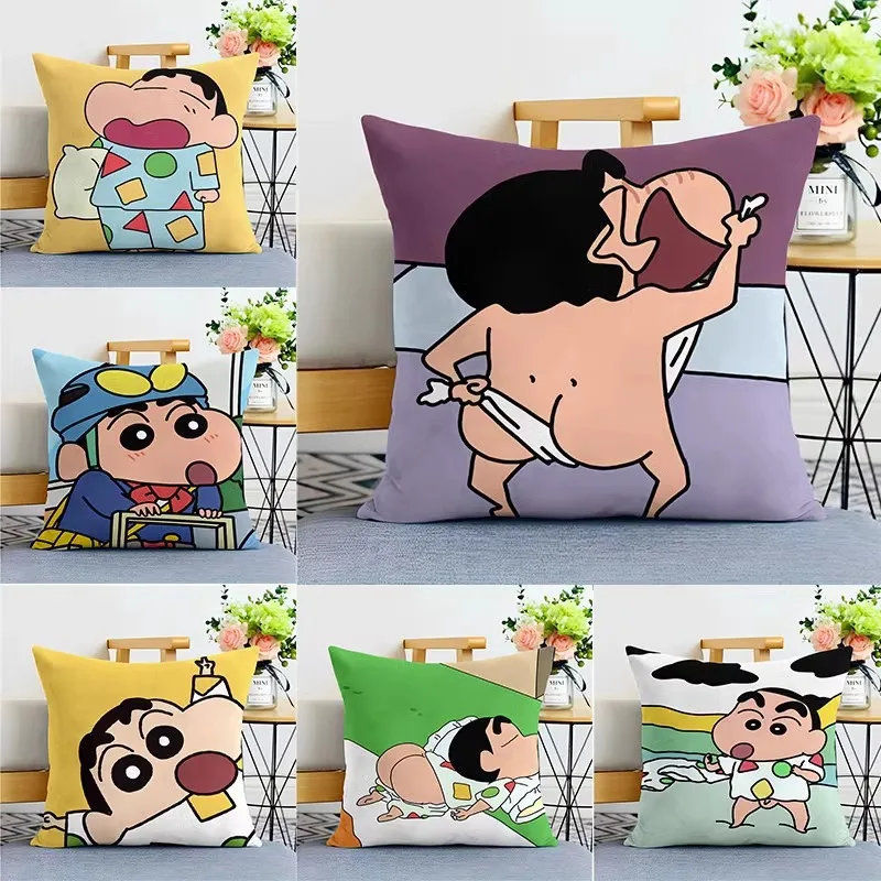 

Anime Crayon ShinChans Pillow Creative Peripheral Cartoon Cute Doll Men's Sleeping Pillowcase Sofa Car Girls Series Gift Cushion