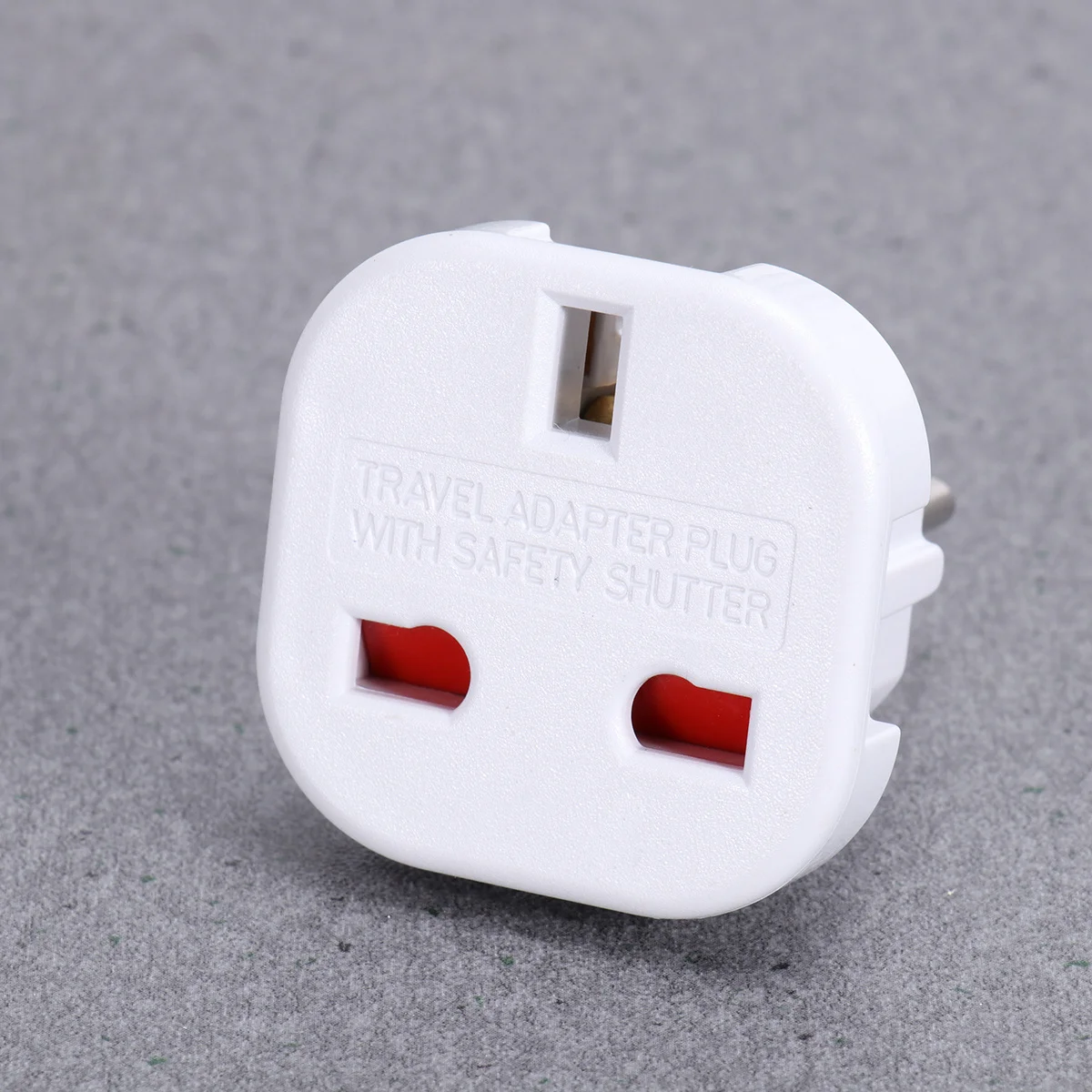

Uk To European 2-Pin Plug Adapter 240V Travel Power Converter Ce Shutter Compact Electrical Device For Business