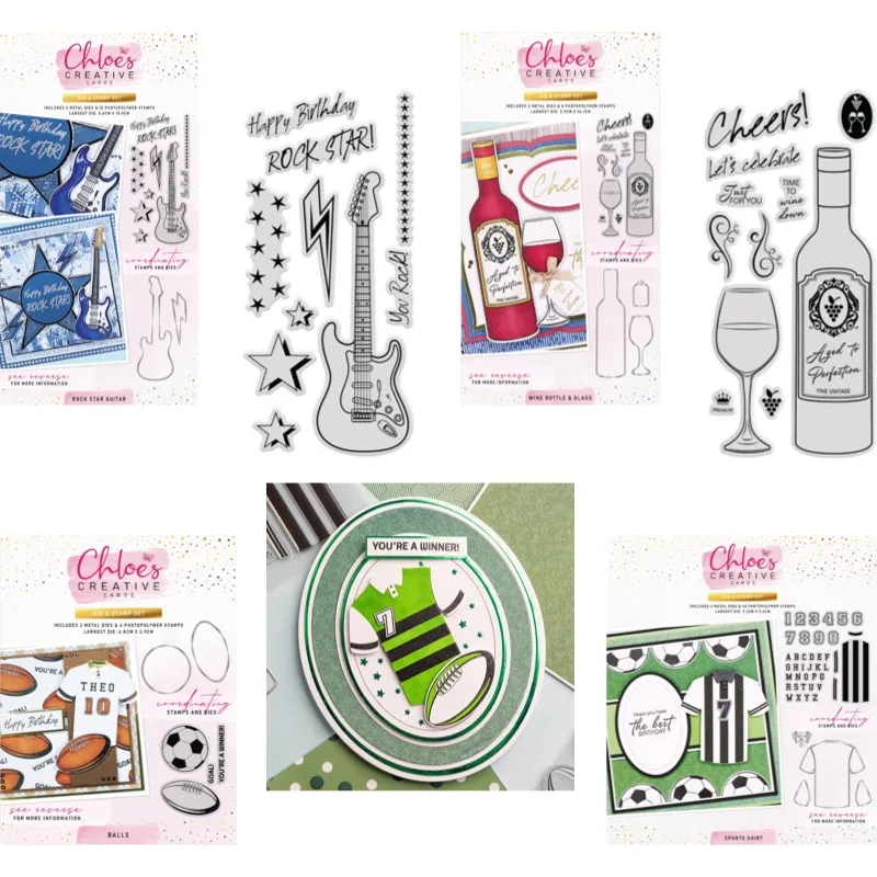 Balls Golf Dart Board Metal Cutting Dies & Stamps Scrapbook Diary Decoration Stencil Embossing Template DIY Greeting Card 2026