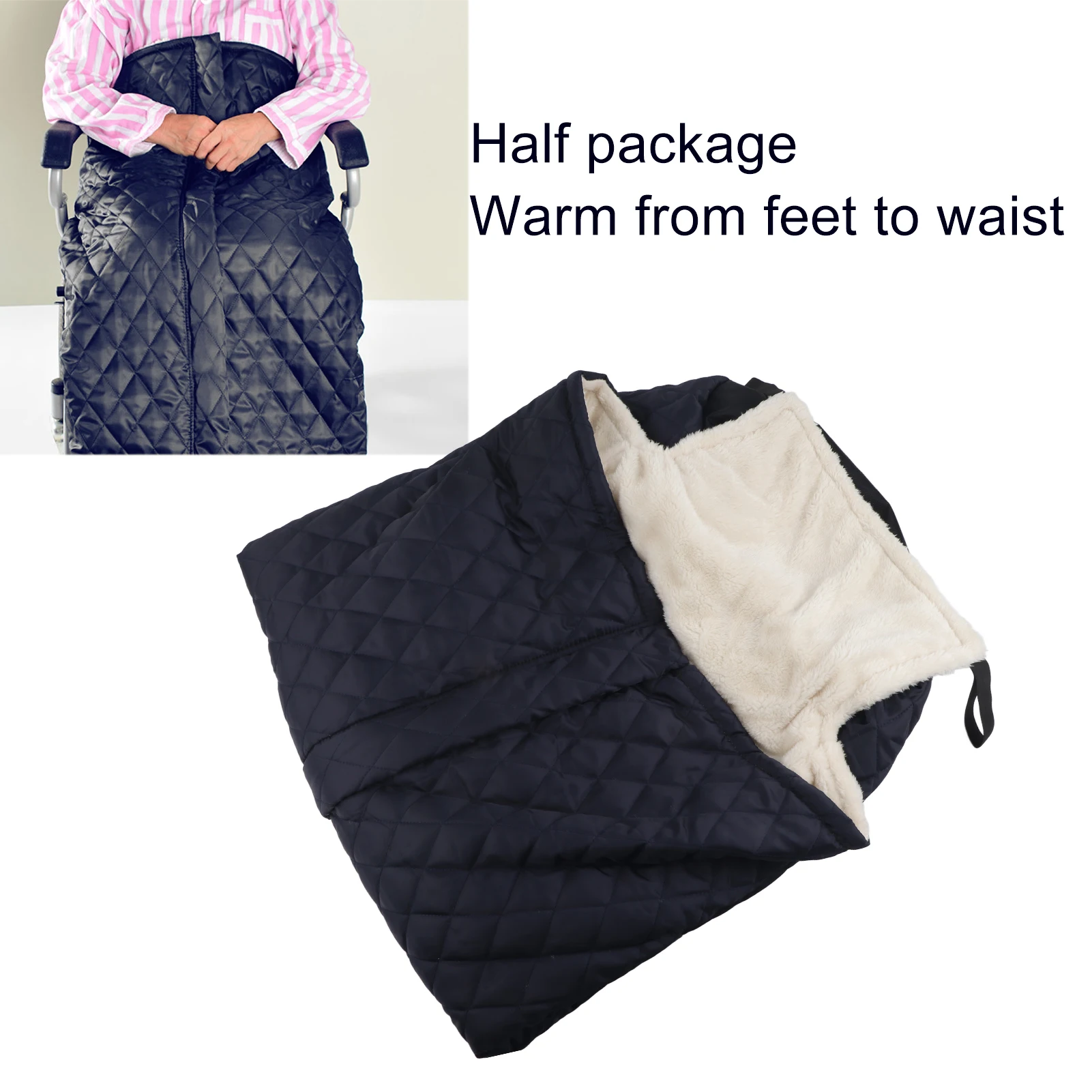 Wheelchair Warm Blanket Thicken Warm Wheelchair Fleece Wrap Blanket Accessories for The Aged Patient