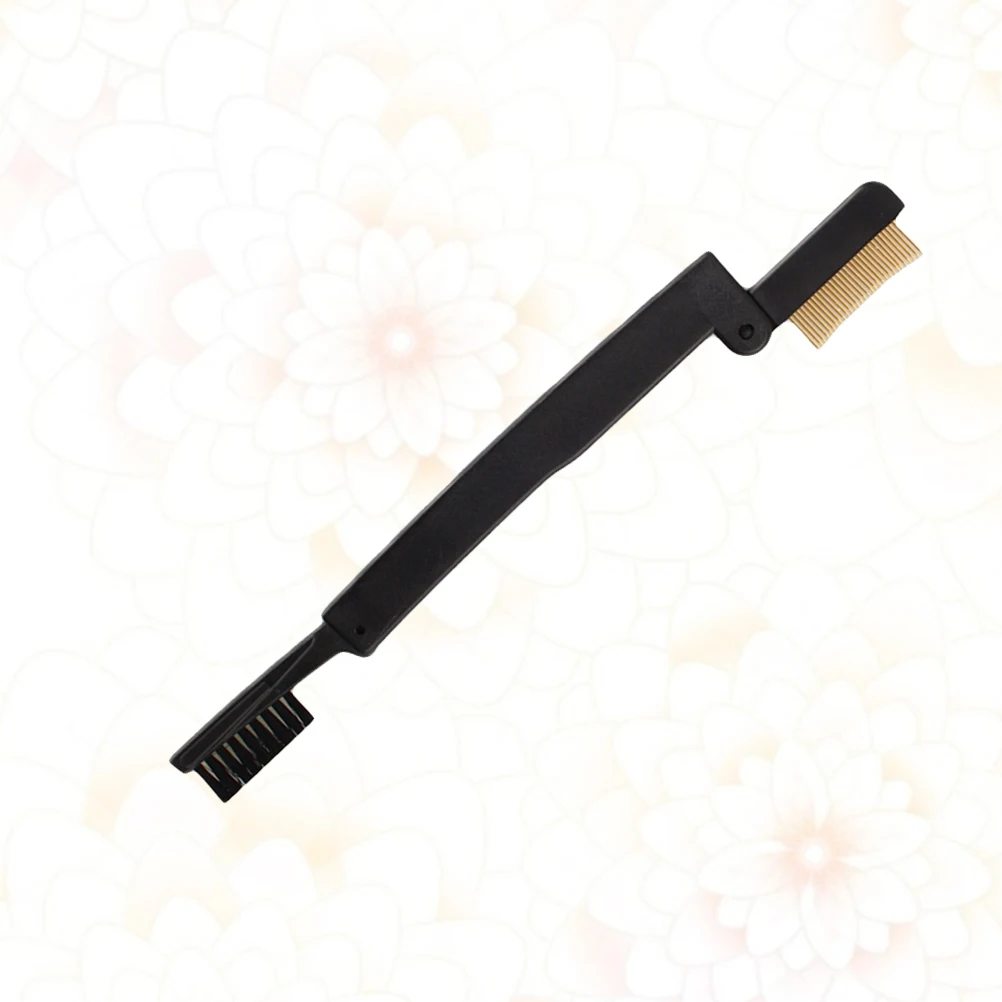 Peigne à sourcils pliant, brosse à cils, poignée Double face, outil de maquillage pour separer les cils, Mascara, Curling, Portable de voyage, 1 pièces