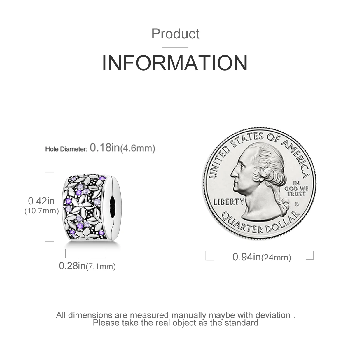 Charms passend für Originalperlen, 925er Sterlingsilber-Clip-Charms, Zirkon-Silikon-Abstandshalterperlen, passend für Armbänder, Damen-DIY-Geschenk – Detail 19