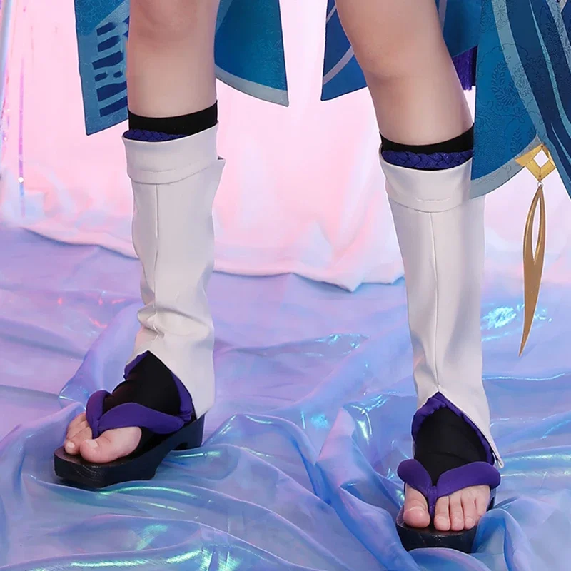 Genshin Impact Wanderer Balladeer Cosplay zapatos Scaramouche zuecos Unisex adultos Halloween carnaval disfraz Prop, nuevo, 2024