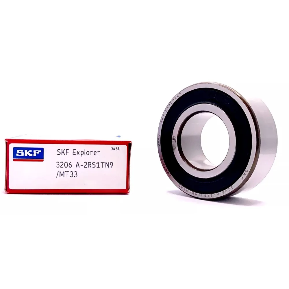 

SKF 3206 A-2RS1TN9/MT33 Двухрядный уплотнитель радиально-упорного шарикоподшипника 30x62x23,8